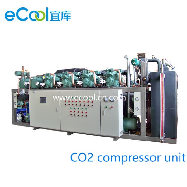 CO2 And Freon Cascade Compressor Unit